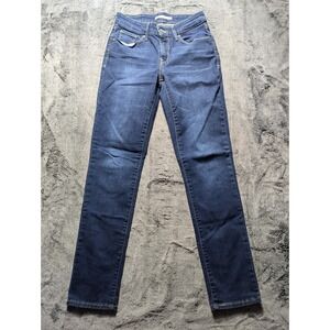 Levi's Mid Rise Skinny Jeans Women's Size 27 Medium Wash